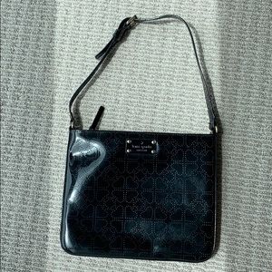 Kate Spade Black Vinyl Purse